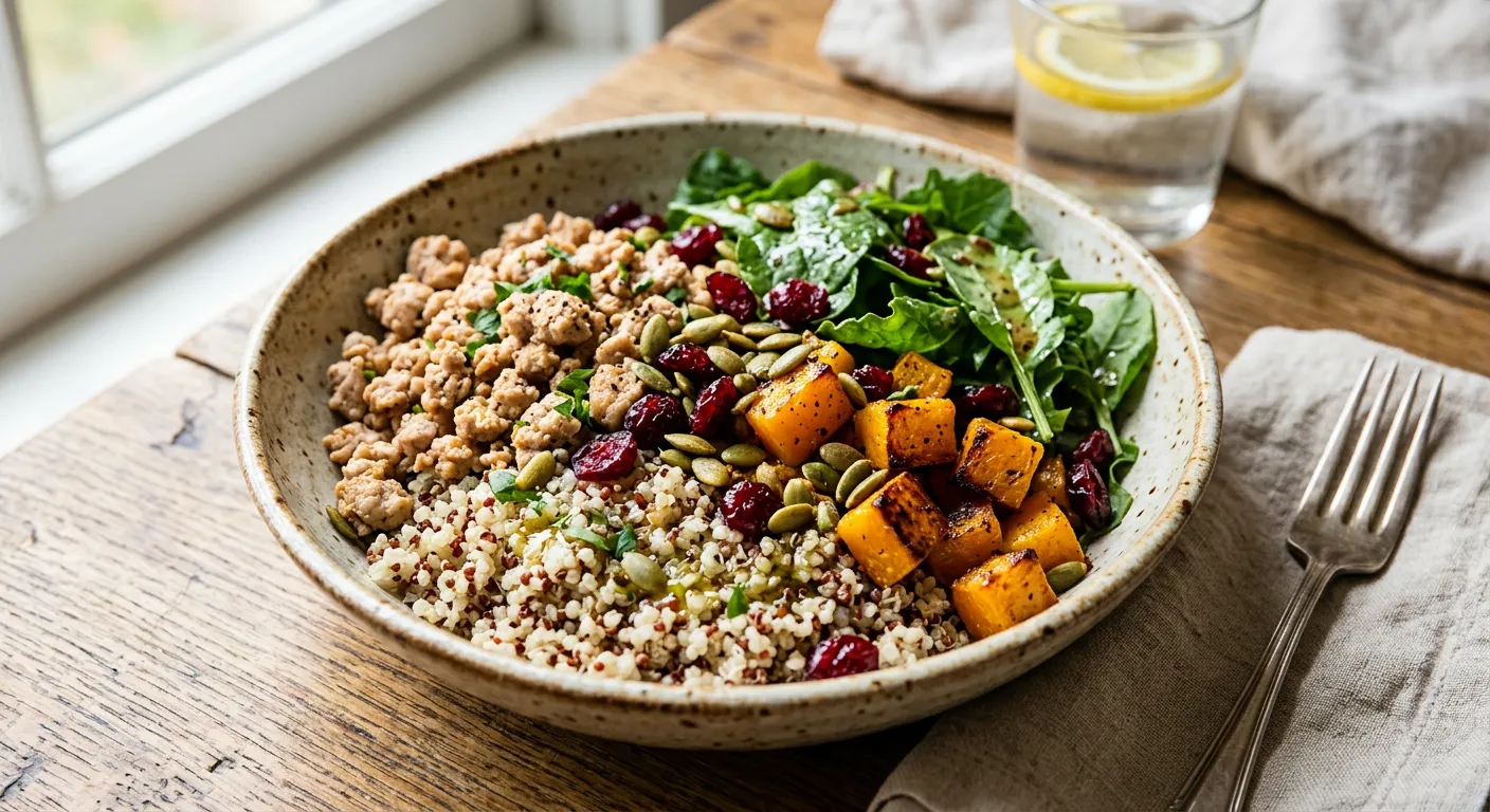 Harvest Turkey and Quinoa Bowl
